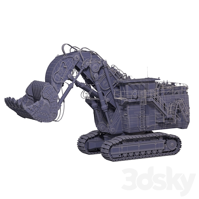 Excavator Caterpillar 6090 FS Hydraulic Front Shovel 3dskyfree