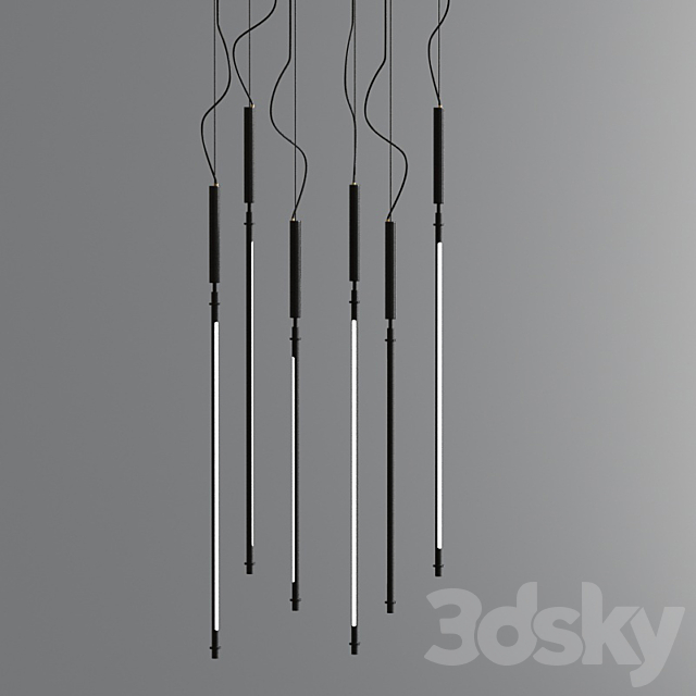 Modern Led Ceiling Light Collection 3DSMax File - thumbnail 2