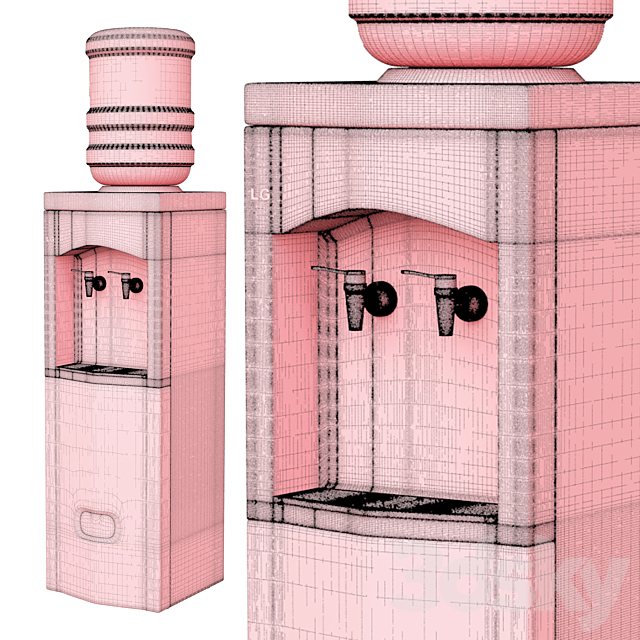 Water_cooler_LG20 3d