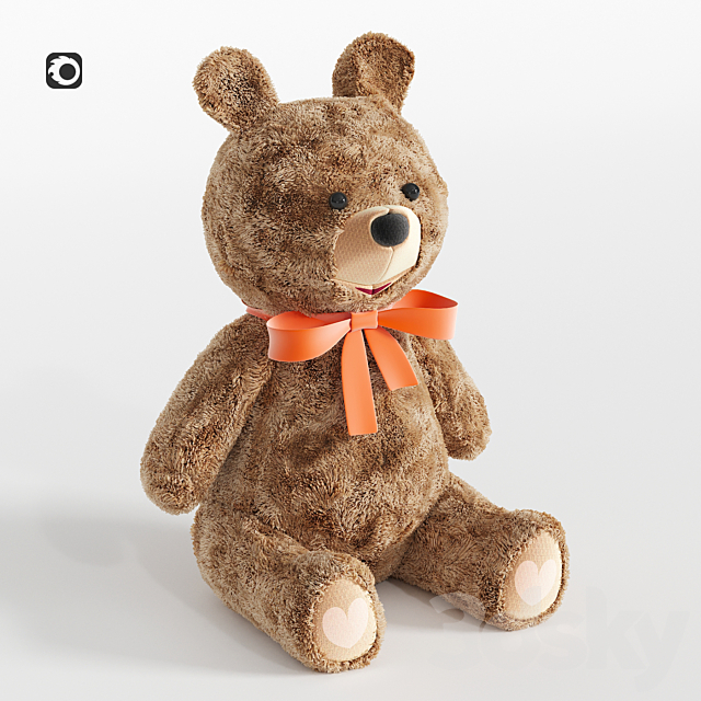 Teddy bear 3d