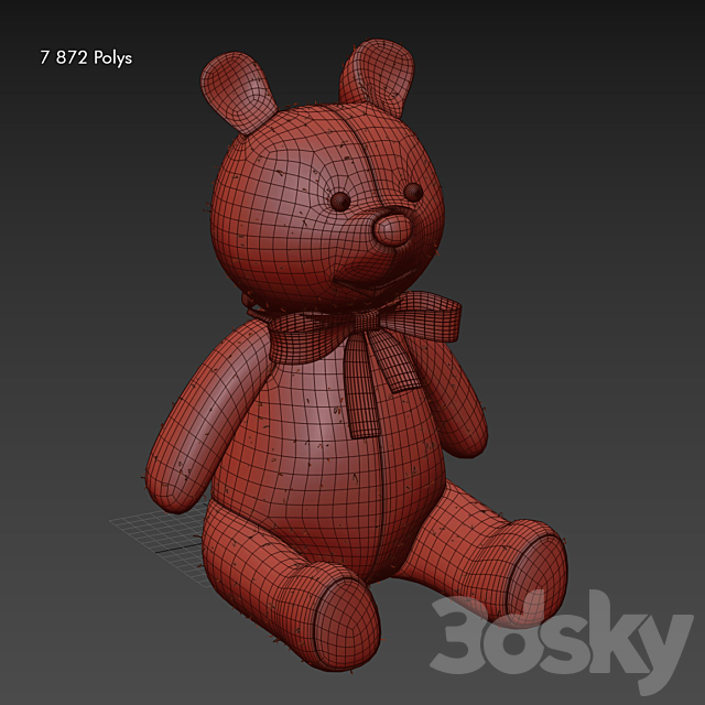 Teddy bear 3dskyfree