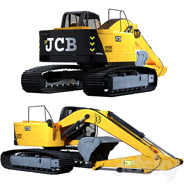 Jcb_Excavator 3DSMax File - thumbnail 3