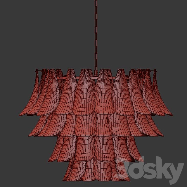 Vetro Chandelier 3d
