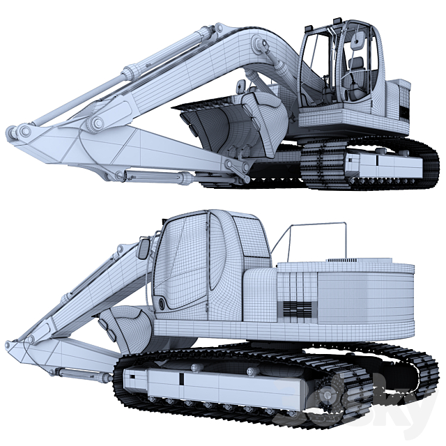 Jcb_Excavator 3DSMax File - thumbnail 5