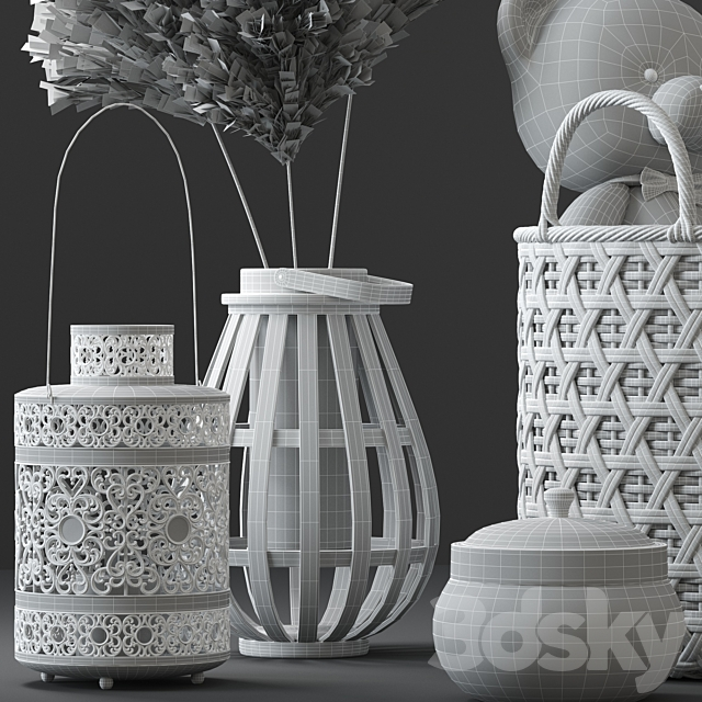 Decorative set 017 3dskyfree