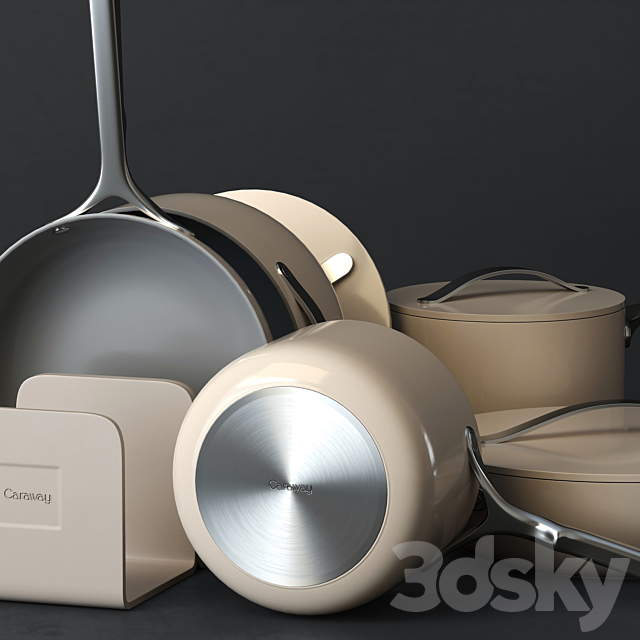 Kitchen set Caraway 3d