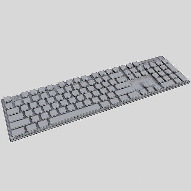 Keychron K1 Mechanical Keyboard 3DSMax File - thumbnail 3