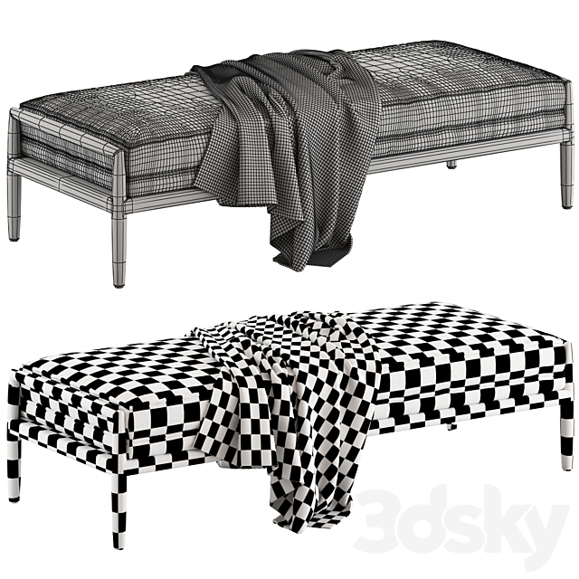 Globewest Humphrey Bench Seat 3dskyfree