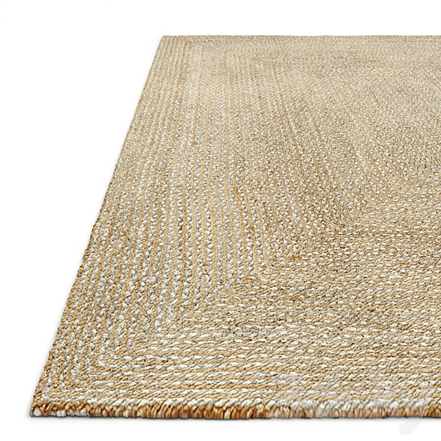 Skye Jute Rug by John Lewis & Partners Carpets 3D Models