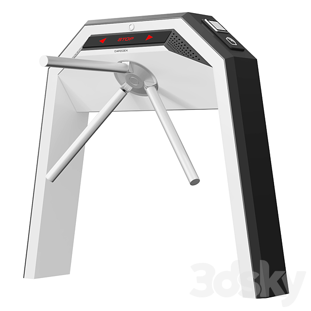 Turnstiles CARDDEX 3d