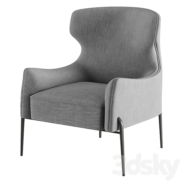 Mikel Whelch Curve Chair 3d