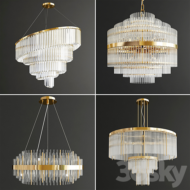 Glass Suspension Collection 3DSMax File - thumbnail 2