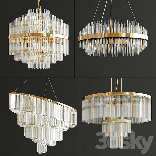Glass Suspension Collection 3DSMax File - thumbnail 1