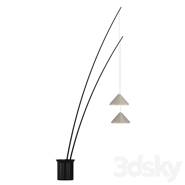 NORTH | Floor lamp By Vibia 3dsky