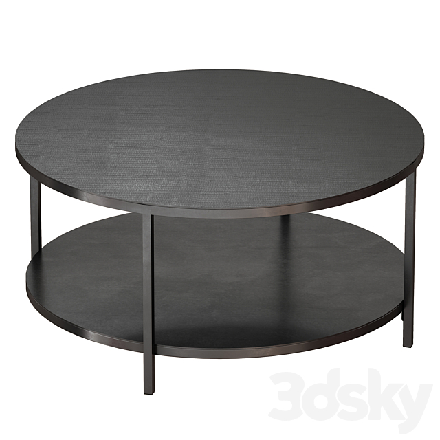 Echelon Round Coffee Table (Crate and Barrel) 3DSMax File - thumbnail 1