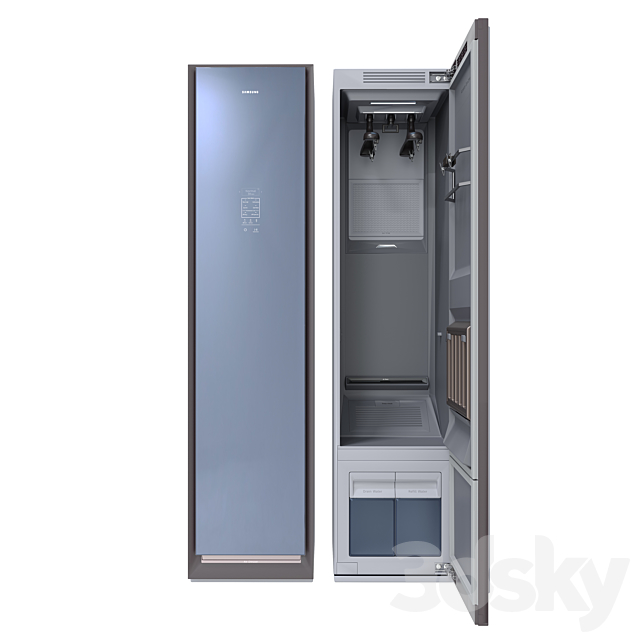 Samsung DF60R8600CG AirDresser Garment Care System 3d