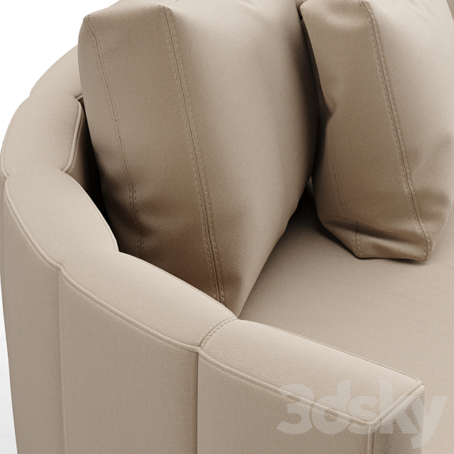 Minotti tori sofa 3d