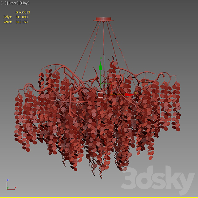 Shiro-Noda Coin Fairytree Chandelier - 3 type 3dskyfree