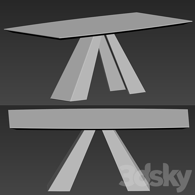Cloyd Upholstered Side Chair Table 3DSMax File - thumbnail 4