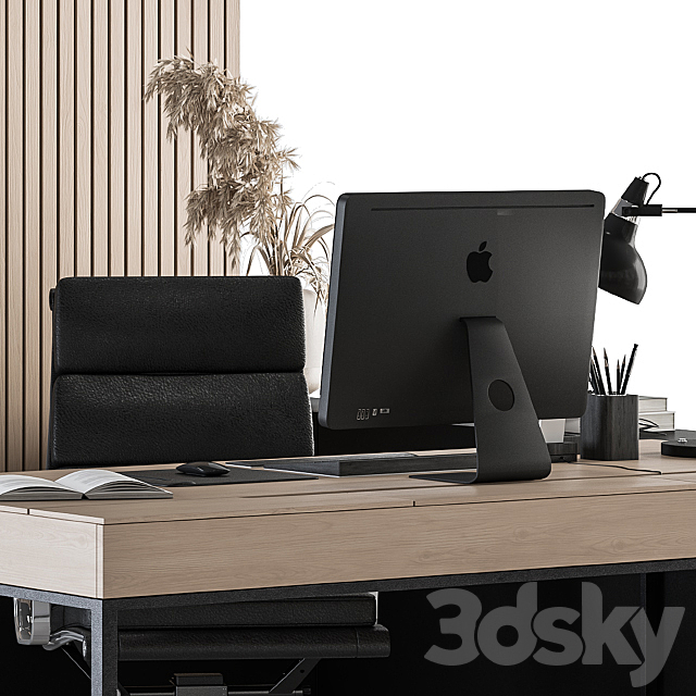 Office Furniture – Manager Set 11 3DSMax File - thumbnail 2