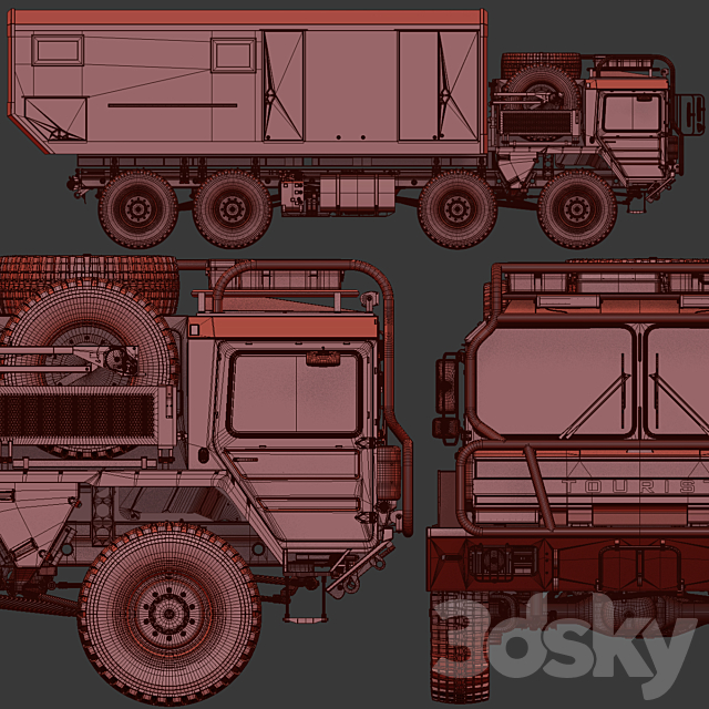 MAN KAT 8x8 3dskyfree