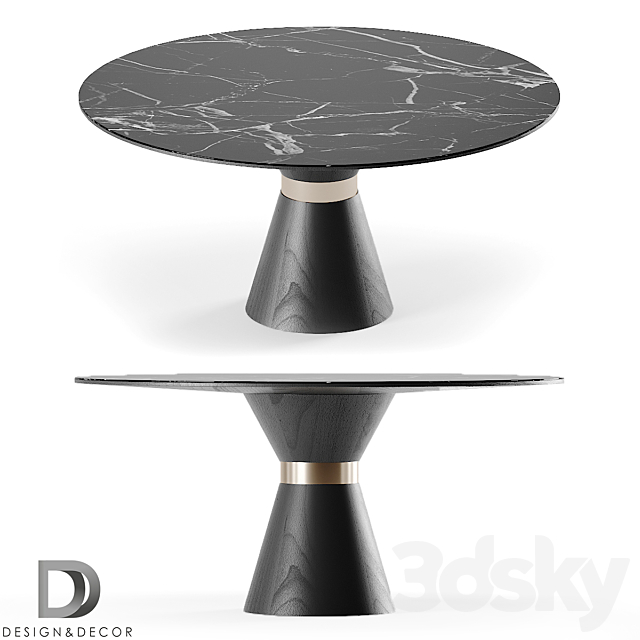 Dining table OM 3DSMax File - thumbnail 2