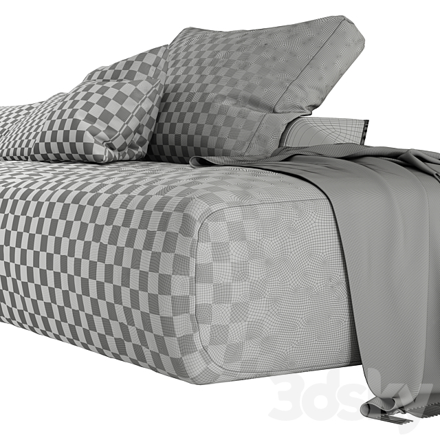Metropol – Modular modern sofa in leather Laurameroni 3DSMax File - thumbnail 5