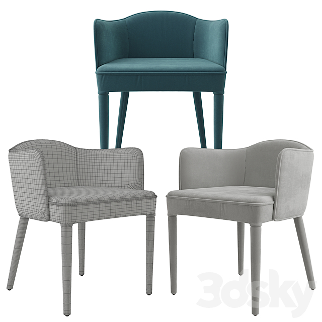 Chairs Leos and Bristol from AM.PM in 10 textures 3dskyfree