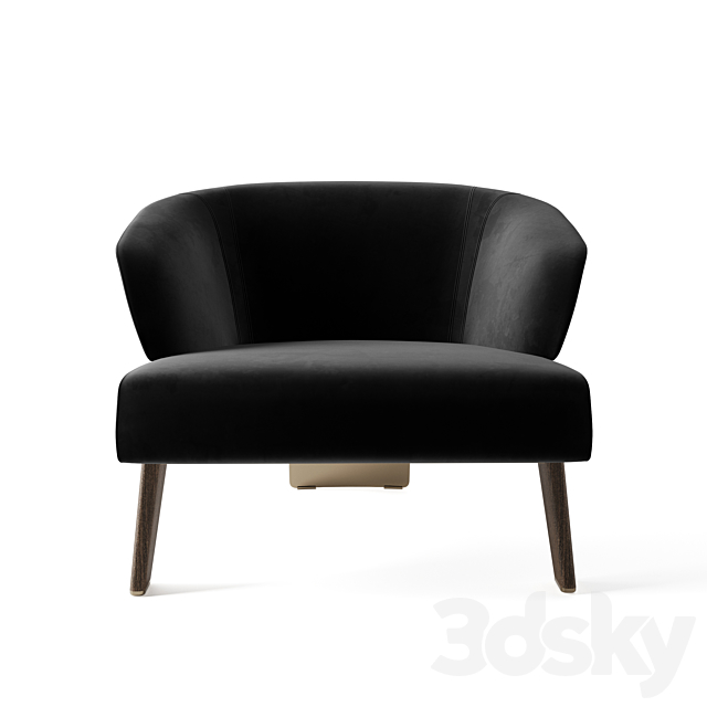 Reeves large armchair 3DSMax File - thumbnail 2
