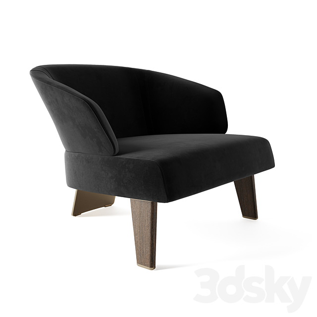 Reeves large armchair 3DSMax File - thumbnail 1