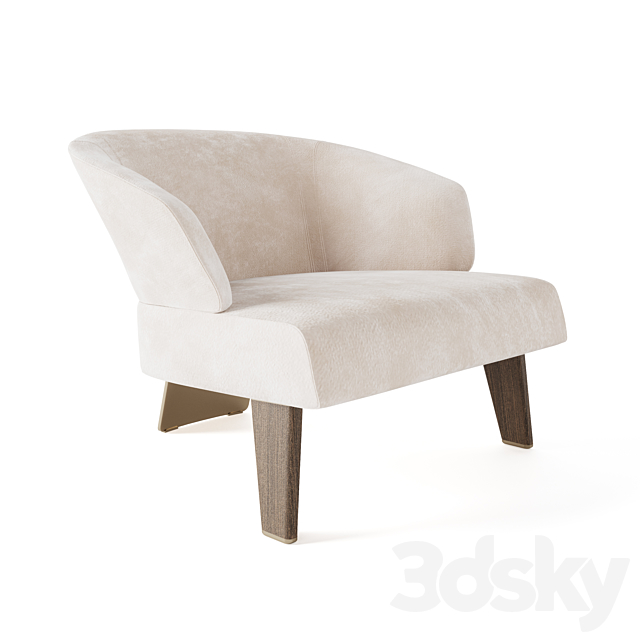 Reeves large armchair 3DSMax File - thumbnail 5