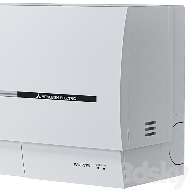 Air Conditioner Mitsubishi Electric Msz-Sf35 Ve 3DSMax File - thumbnail 3