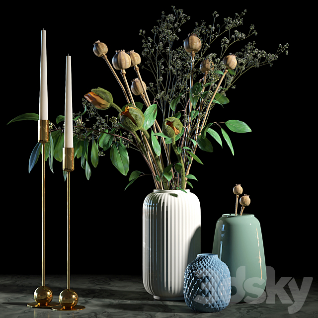 Decorative set 017 3d