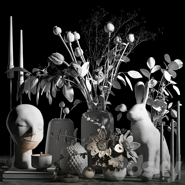 Decorative set 017 3dskyfree