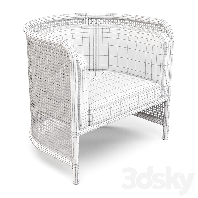 Crate and Barrel: Fields – ArmChair 3DSMax File - thumbnail 5