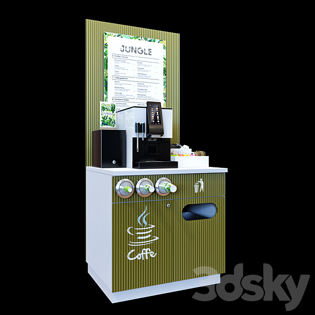 WMF Coffe store 3dsky