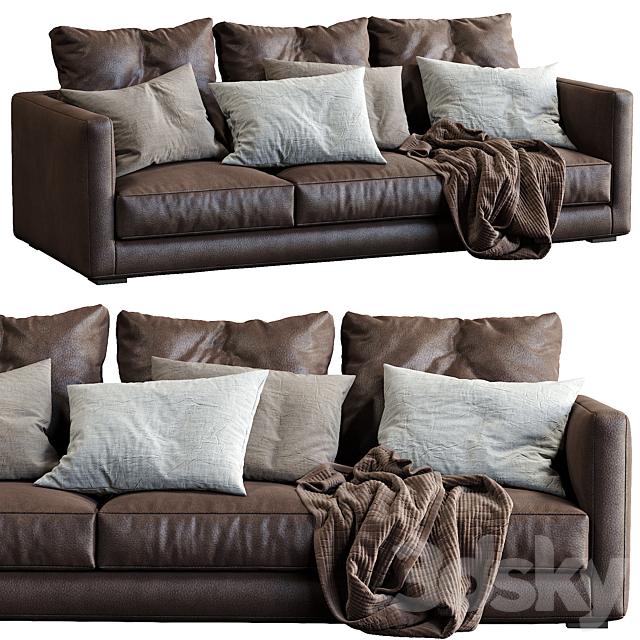 Leather Sofa Tango By Maras 3DSMax File - thumbnail 1