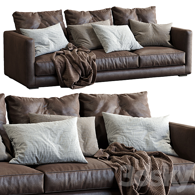 Leather Sofa Tango By Maras 3DSMax File - thumbnail 4