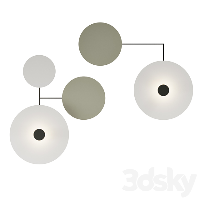 Flat Ceiling Lamp by vibia 3DSMax File - thumbnail 2