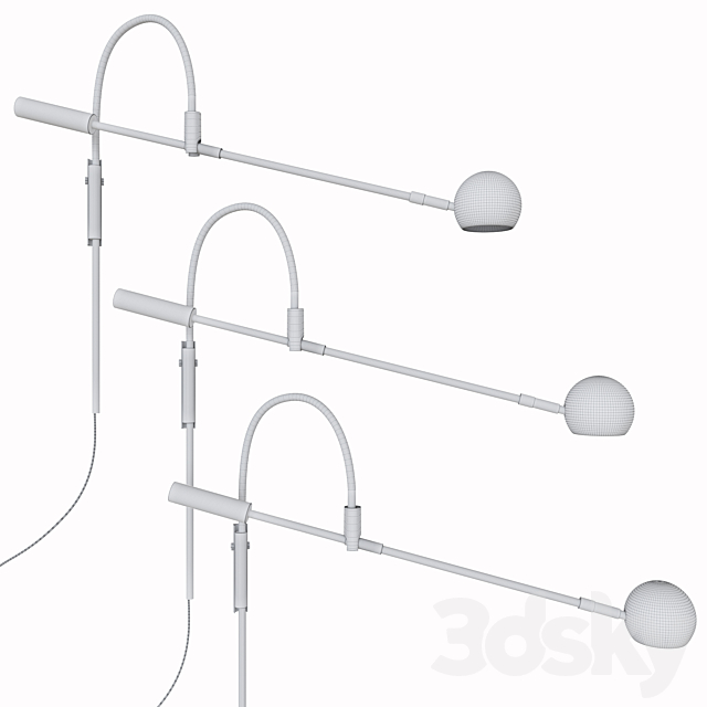 Douglas Wall lamp 3d