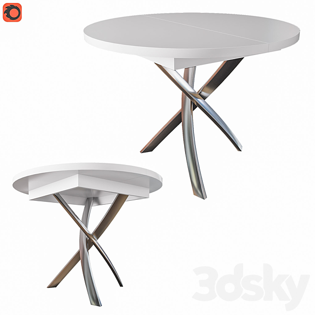 Dining table Kenner 3DSMax File - thumbnail 1