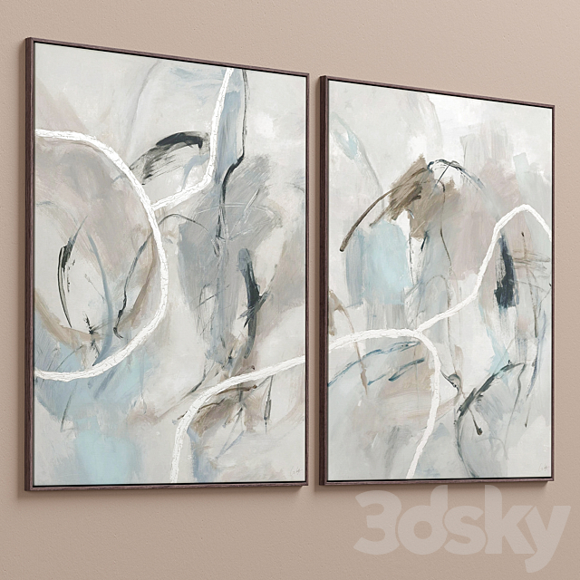 Framed Canvas C-54 3d