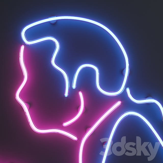 Neon Set 1 3d