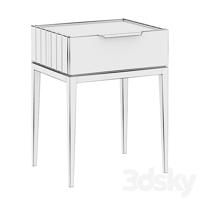 Dantone Home Bedside table Metropolitan 3DSMax File - thumbnail 3
