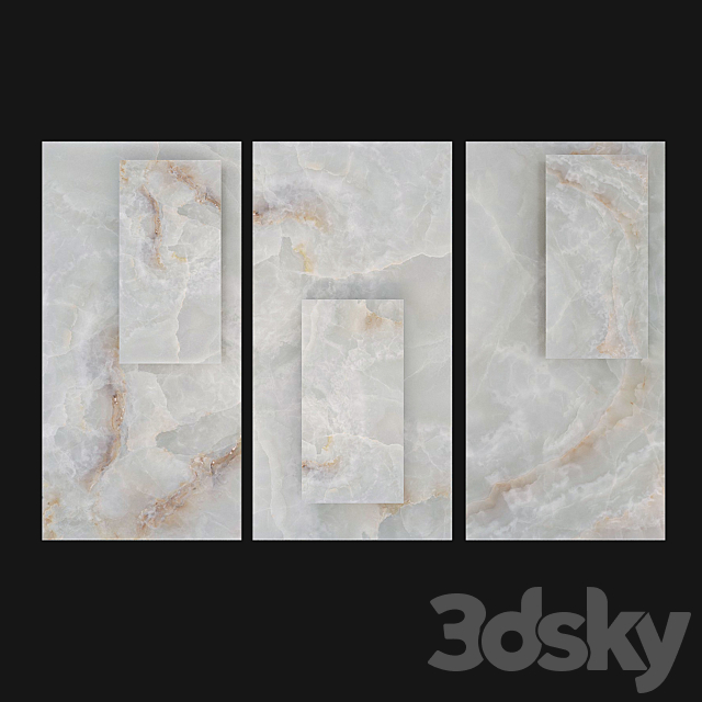White onix porcelain stoneware 3DSMax File - thumbnail 2