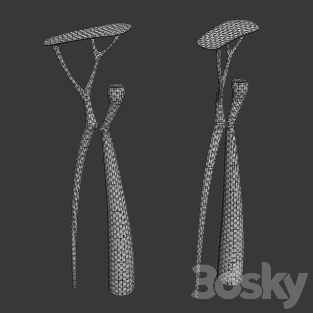 Abstract sculpture _ Decorative abstract sculpture 3d
