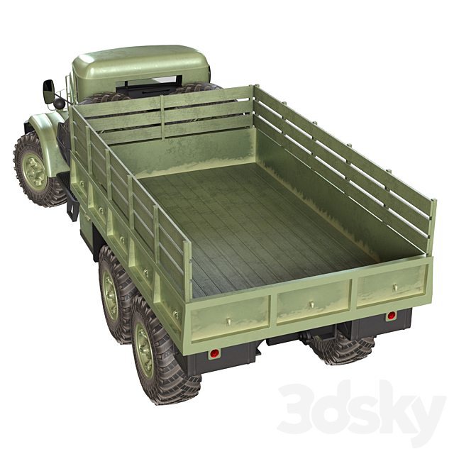 KrAZ-214 3dsky