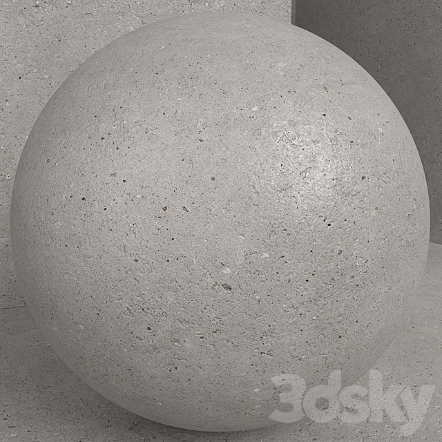Material (seamless) - concrete plaster set 165 3d