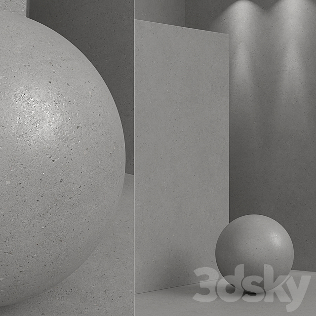 Material (seamless) - concrete plaster set 165 3dskyfree