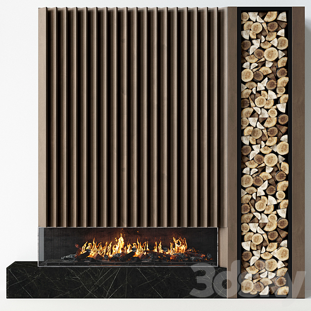 Fireplace modern 55 Free Download